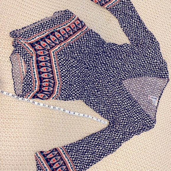 Mimi Chica print long sleeve romper size Large - Picture 5 of 6